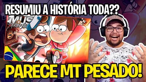 REACT Rap do Dipper e Mabel (Gravity Falls) - BEM-VINDO A GRAVITY FALLS | IRON MASTER