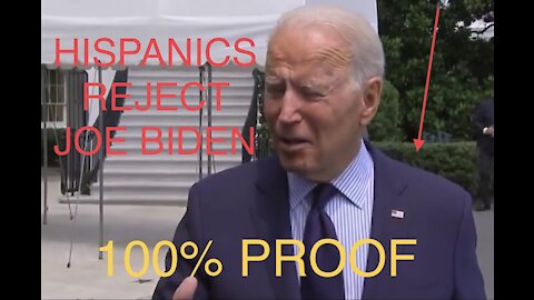 Hispanics Reject Joe Biden and Democrats