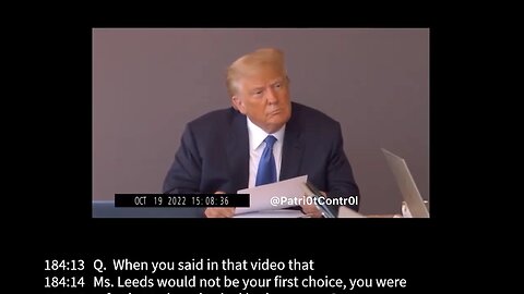 Trump Deposition | Watch Trump's Deposition (Best Line Ever?) | Chevy Chase Versus Trump | "When You Said Ms. Leeds Would Not Be Your First Choice, You Were Referring to Her Physical Looks Correct?" "You Wouldn't Be a Choice of Mi