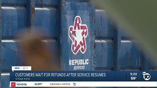 Customers wait for refunds after trash strike