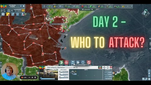 Day 2 - Who to attack - Conflict of Nations World War 3 Playthrough