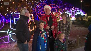 Denver7's Mike Nelson lights up Denver Zoo Lights as it celebrates 125 years