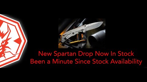 New Spartan Blades Drop - Check them out now...