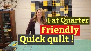 Fat Quarter Flannel Quilt