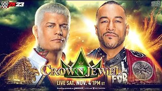 Crown Jewel | Cody Rhodes vs Damian Priest | WWE 2K23 Gameplay PS5