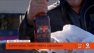 Cincinnati Super Bowl party preps underway
