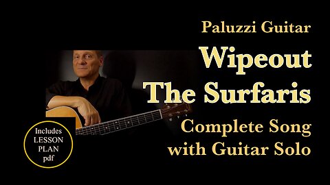 Surfaris Wipeout Guitar Lesson with Solo [Easy Songs for Beginners]