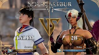 Talim (Âmesang) VS 2B (Widay) (SoulCalibur VI — Xbox One Ranked)