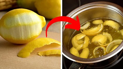 Boil Lemon Peels to Create a Powerful Natural Remedy Full of Benefits