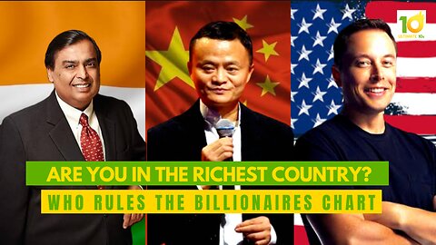 Top 10 countries with most billionaires | Exploring the Billionaires | america will surprise you