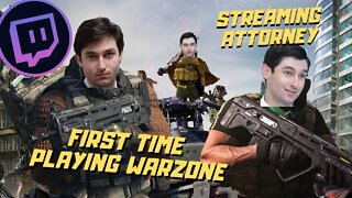 First Time Playing Call of Duty: Warzone | AttorneyTom Stream 6