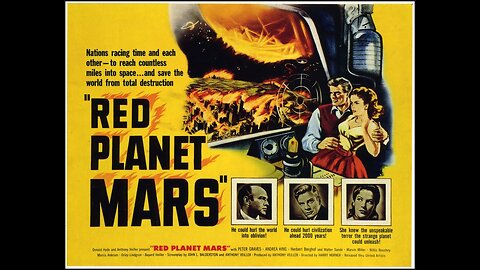 RED PLANET MARS (1952). Colorized.