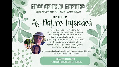 3.. MPGC Meeting Wed. 25th October 2023