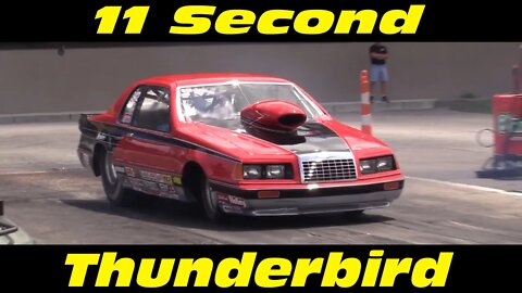 11 Second Thunderbird Lucas Oil Drag Racing Series