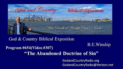 307 - The Abandoned Doctrine of Sin