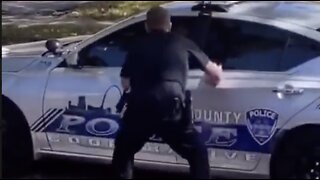 Crackhead Steals Cop Car Right in Front of Them