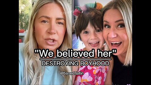 "Destroying Boyhood" Toddler gets to decide gender #transkids #groomer #transition