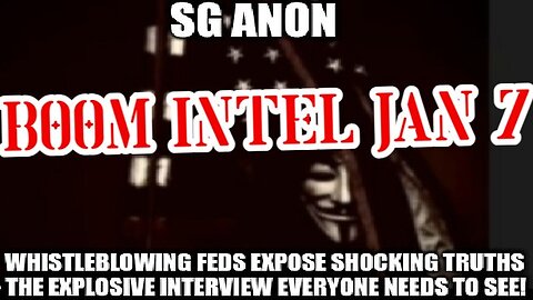 SG Anon: Whistleblowing Feds Expose Shocking Truths - The Explosive Interview Everyone Needs to See!