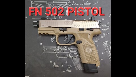 FN 502 TACTICAL PISTOL FDE 22LR