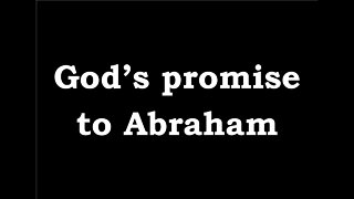 God's Promise to Abraham