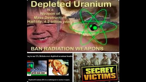 DEADLY DUST on depleted URANIUM weapons is GENOCIDE, CRIMES AGAINST HUMANITY & PUR EVIL WAR CRIME