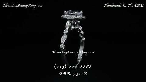 BBR-731E Engagement Ring By BloomingBeautyRing.com