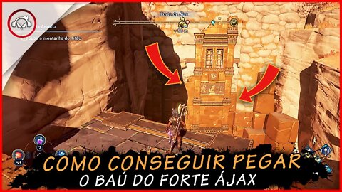 Immortals Fenyx Rising Como conseguir pegar o baú do forte Ájax | Super Dica