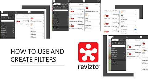 REVIZTO LESSON 8: HOW TO USE AND CREATE FILTER