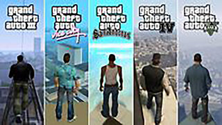 Comparison of GTA games! (GTA 3 vs VC vs SA vs IV vs V)