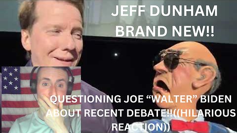 JEFF DUNHAM QUESTION'S JOE "WALTER" BIDEN ABOUT RECENT DEBATE | ((HILARIOUS REACTION)) @jeffdunham