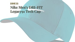 Nike Men's DRI-FIT Legacy91 Tech Cap