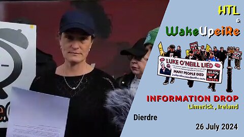 WakeUpeiRe & HTL - Information Drop, Limerick - 26 July 2024