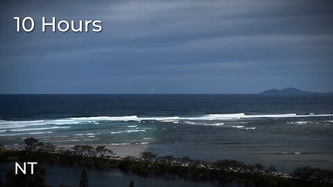 Relaxing Rain & Ocean Waves | Nambucca Heads | Relaxing Sounds for Sleeping, Insomnia, Stress, Study
