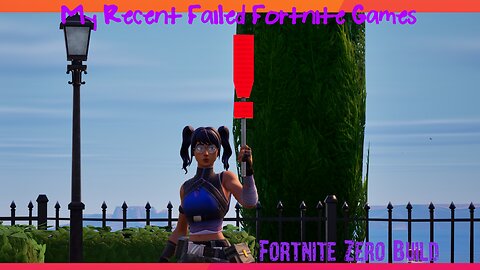 So Close! My recent Failed Fortnite Games (Zero Builds)