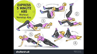 perfect abs exercise , 5 minutes daily