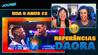 BDA 5 ANOS | MCHARLES, JHONY E SID X WM, PAPI E WINNIT | [React em Casal] 🔥