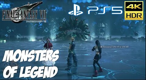 THREE PERSON TEAM VS MONSTERS OF LEGEND Final Fantasy 7 Remake