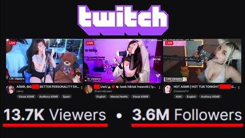 this is on the front page of twitch