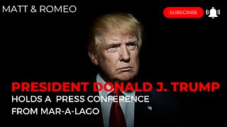 PRESIDENT DONALD J. TRUMP | HOLDS A PRESS CONFERENCE FROM MAR-A-LAGO