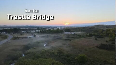 Sunrise Gassman Coulee Trestle Railroad Bridge