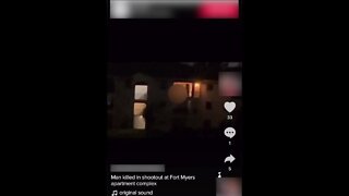 New video of apartment complex shootout