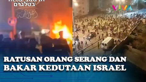 LETUPAN TEMBAKAN PECAH! Markas Polisi Direbut, Kedutaan Israel di Amman Dibakar