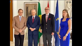 PRÍNCIPE Dom BERTRAND VISITA A EMBAIXADA DA ÁUSTRIA