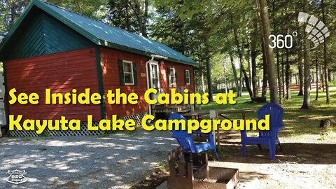 360 Tour of the Cabins at Kayuta Lake Campground in Forestport NY