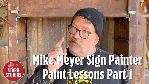 Love Letters by Mike Meyer Sign Painter Lessons Part 1