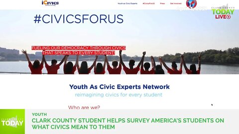 Clark County student helps survey America’s students on what civics mean to them