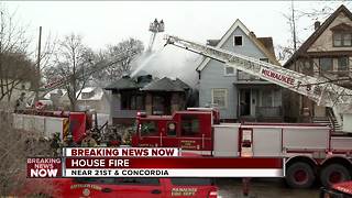 BREAKING NEWS: House fire near 21st and Concordia