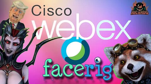 How to use Facerig and Cisco WebEx Meetings |Fun with Meetings