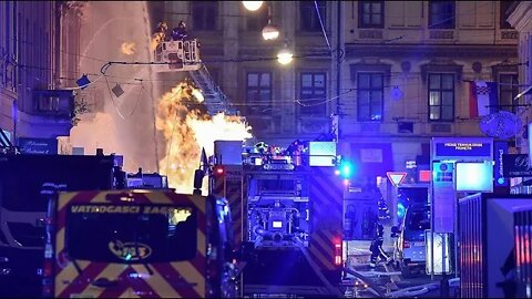Požar u centru Zagreba. Prilikom sanacije vodovodne cijevi probijena je i plinska