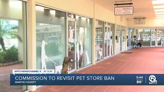 Martin County commission to revisit pet store ban